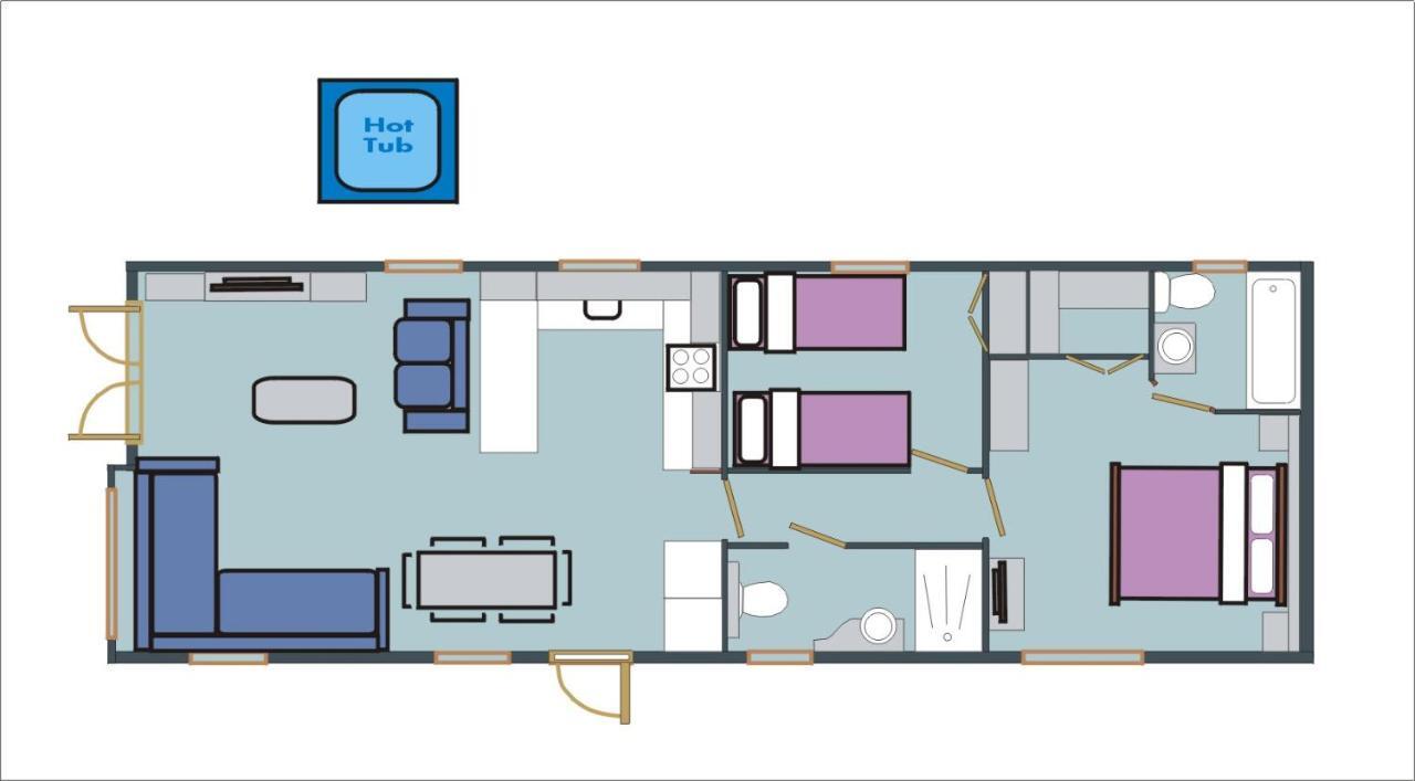 Villa Beech Swanage Esterno foto